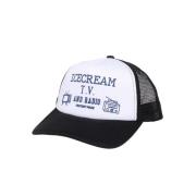 Icecream Mesh Back Baseball Cap Black, Herr