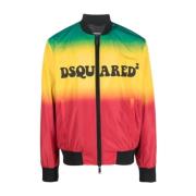 Dsquared2 Snygg Jacka för Män Multicolor, Herr