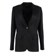 Tom Ford Klassisk Blazer med Reverskrage Black, Dam