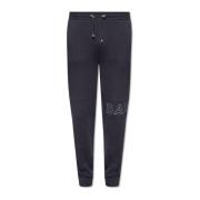 Balmain Sweatpants med logotyp Blue, Herr