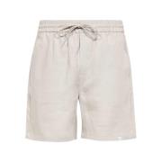 Les Deux Linne Bermuda Shorts Beige, Herr