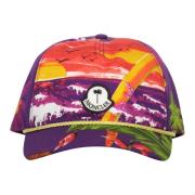 Palm Angels Logo Patch Baseball Cap Multicolor, Herr