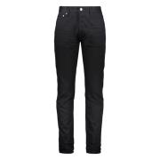 John Elliott Slim Fit Jeans med Metall Detaljer Black, Herr