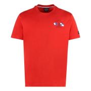 Paul & Shark Bomull Logo T-shirt Red, Herr