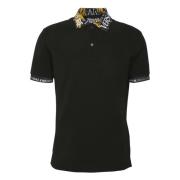 Versace Jeans Couture Svart Polo Black, Herr