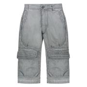 44 Label Group Nylon Bermuda Shorts Gray, Herr