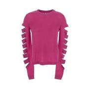 Rick Owens Stilren Sweater för Trendy Fashionistas Pink, Dam