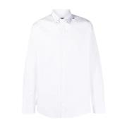 Dsquared2 Casual Bomullsskjorta för Män White, Herr