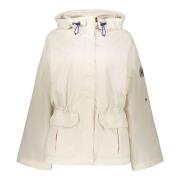 Parajumpers Hailee Huva Jacka med Kontrasterande Insatser Beige, Dam