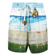 Nahmias Silke Bermuda Shorts med Fickor Multicolor, Herr