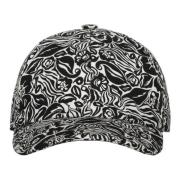 Lanvin Jacquard motiv Baseball Cap Black, Dam