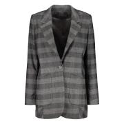 Lorena Antoniazzi Ylleblazer med Reverskrage Gray, Dam