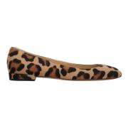 Francesco Russo Leopard Ballet Flats Multicolor, Dam