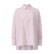 Riani Randig Oversized Skjorta Pink, Dam