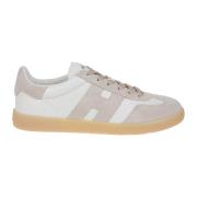 Hogan Ivory mocka lädersneakers Beige, Dam