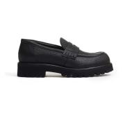 AGL Chunky Sole Loafers i Svart Black, Dam