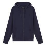 Lyle & Scott Eagle Zip Through Hoodie Blue, Herr