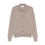 Ami Paris Vit Cardigan med ADC Design Gray, Herr