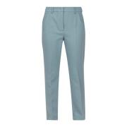 Max Mara Weekend Rak ben stretchbyxor Blue, Dam