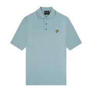 Lyle & Scott Rally Tipped Polo Shirt Blue, Herr