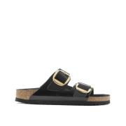 Birkenstock Klassisk Big Buckle Sandal Black, Dam