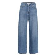 InWear Blå Utställda Jeans Sophiaiw Jeans Byxor Blue, Dam