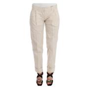 Ermanno Scervino Elegant Beige Chino Byxor - Omdefiniera Elegans Beige...