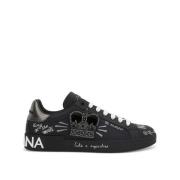 Dolce & Gabbana Portofino Sneakers Black, Herr