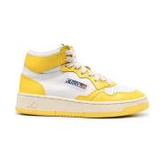 Autry Medalist Mid Sneakers - Stiliga och Yellow, Herr