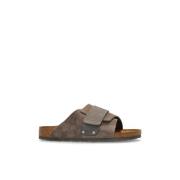 Birkenstock Slides Kyoto Brown, Dam