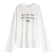 Acne Studios Casual Bomullstee i Olika Färger White, Dam