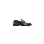 Berwick College Stil Läder Loafers - Bordeaux Red, Herr