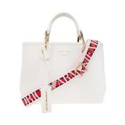 Emporio Armani ‘MyEA Small’ shopper väska White, Dam