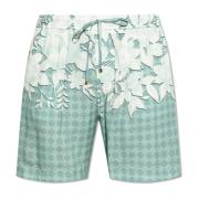 Amiri Blommigt mönster shorts Blue, Herr