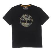 Timberland Camo Tree Tee Svart Kortärmad Black, Herr