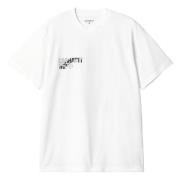 Carhartt Wip Vit Jalou C T-shirt med baktryck White, Herr