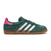 Adidas Gröna inomhusskor med rosa detaljer Green, Herr