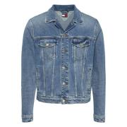 Tommy Jeans Denim Trucker Jacka Blå Distressed Retro Blue, Herr