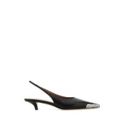 Paris Texas Svarta läder Western pumps Black, Dam