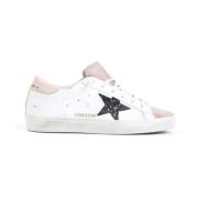 Golden Goose Super Star Glitter Skor White, Dam