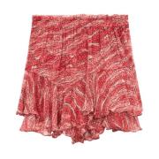 Isabel Marant Étoile Röda shorts för moderna kvinnor Red, Dam