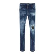 Dsquared2 Stretch denim Cool Guy jeans Blue, Herr