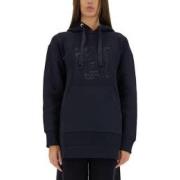 Max Mara Casual Sweatshirt för vardagsbruk Blue, Dam