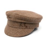 Ruslan Baginskiy Broderad Logga Baker Hatt Brun Brown, Dam