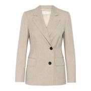 InWear Stone Melange Blazer Jacka Gray, Dam