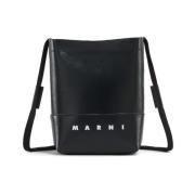 Marni Svart Crossbody Väska Snygg Black, Herr