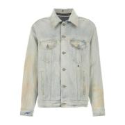 MM6 Maison Margiela Stilig Denimjacka Blue, Herr