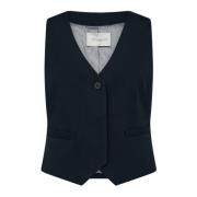 Copenhagen Muse Modern Tailor Vest Salute Navy Blue, Dam