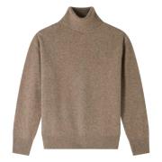 A.p.c. Hög Krage Yakulltröja Beige, Dam