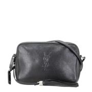 Saint Laurent Vintage Pre-owned Laeder axelremsvskor Black, Dam